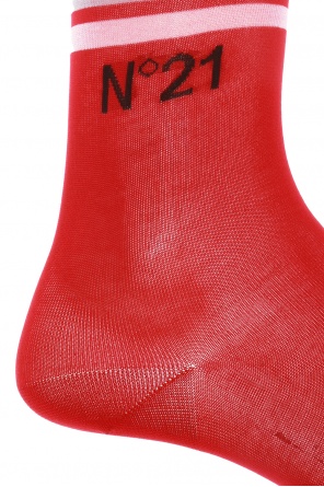 Knee-high socks with logo pattern, zdjęcie 2 Knee-high socks with logo pattern od N21